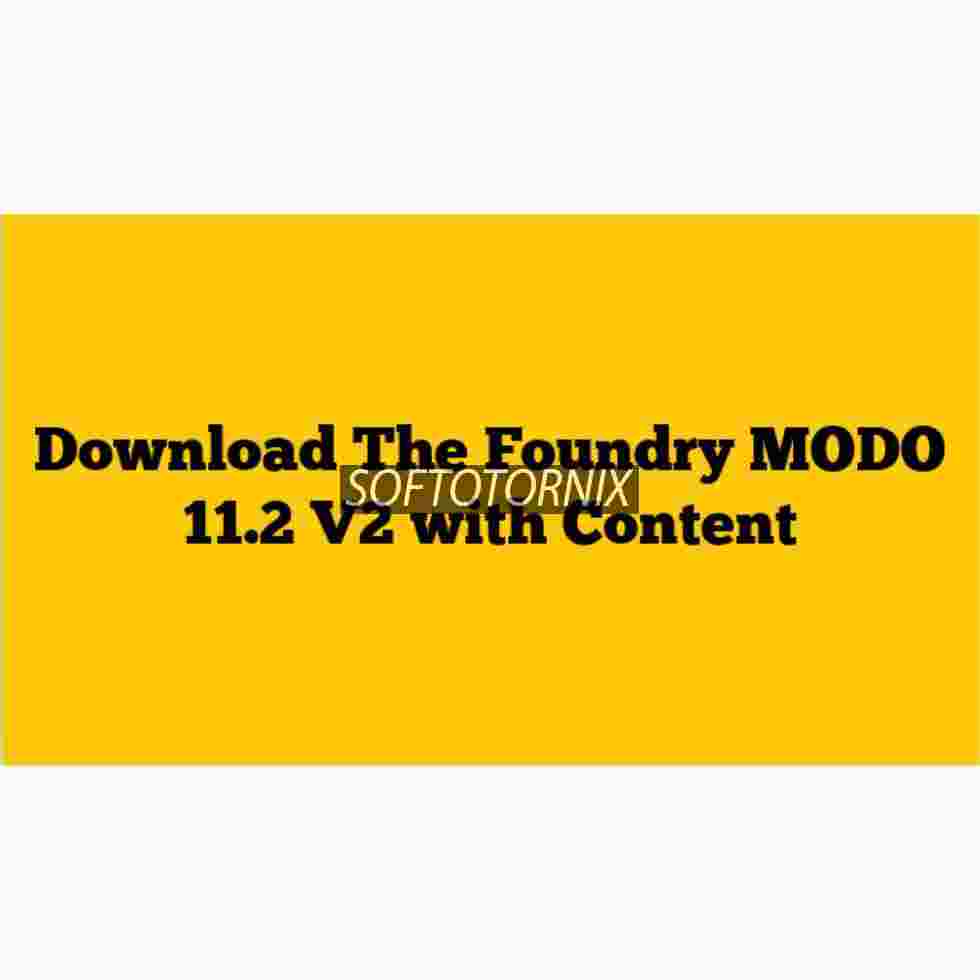 The Foundry Modo For Mac